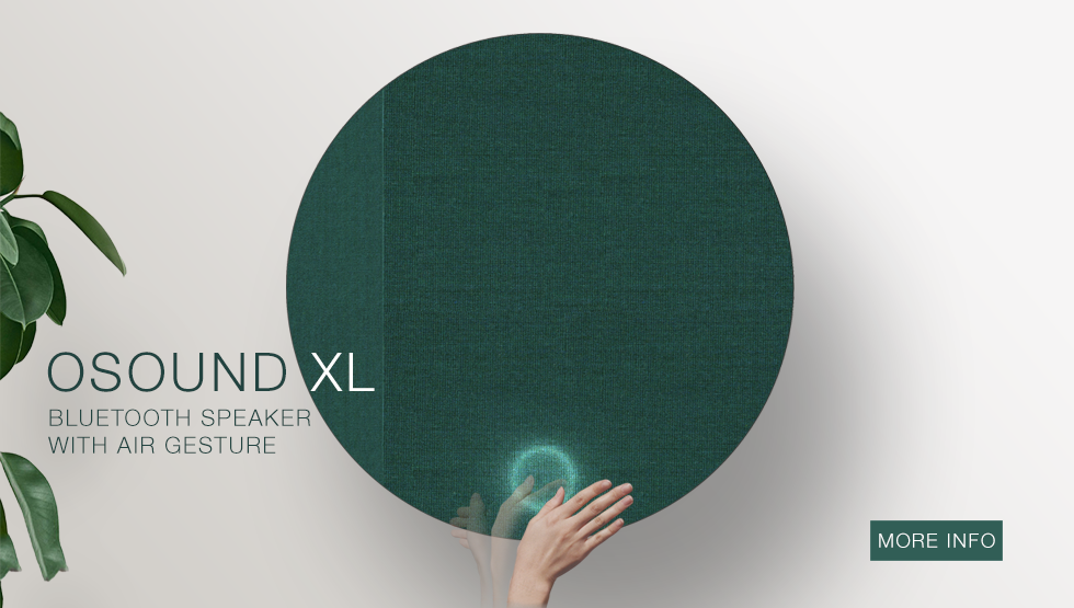 air gesture control loudspeaker osound XL